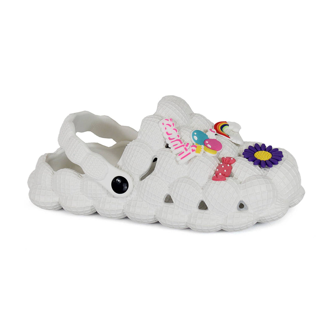 Krazy Kicks - Girls Bubble spa slippers with Badges sandals