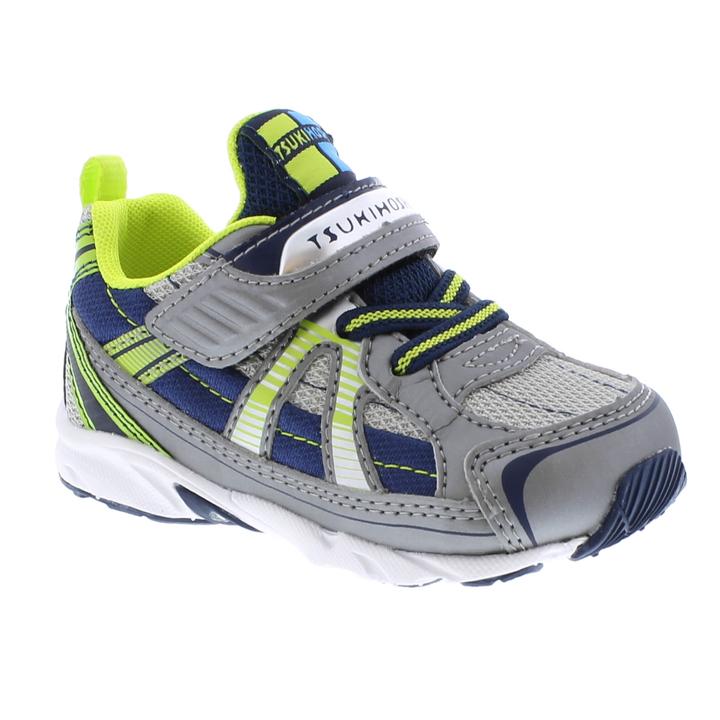 Tsukihoshi Storm Baby Gym Shoe - Steel/Navy